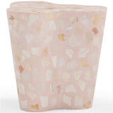 Slab Side Table, Sunset Pink