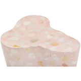 Slab Side Table, Sunset Pink