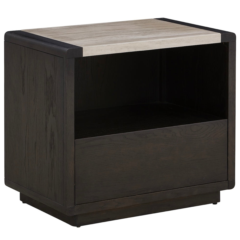 Slade Nightstand, Dark Cinder-Furniture - Bedroom-High Fashion Home
