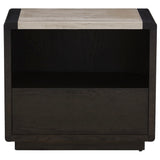 Slade Nightstand, Dark Cinder-Furniture - Bedroom-High Fashion Home