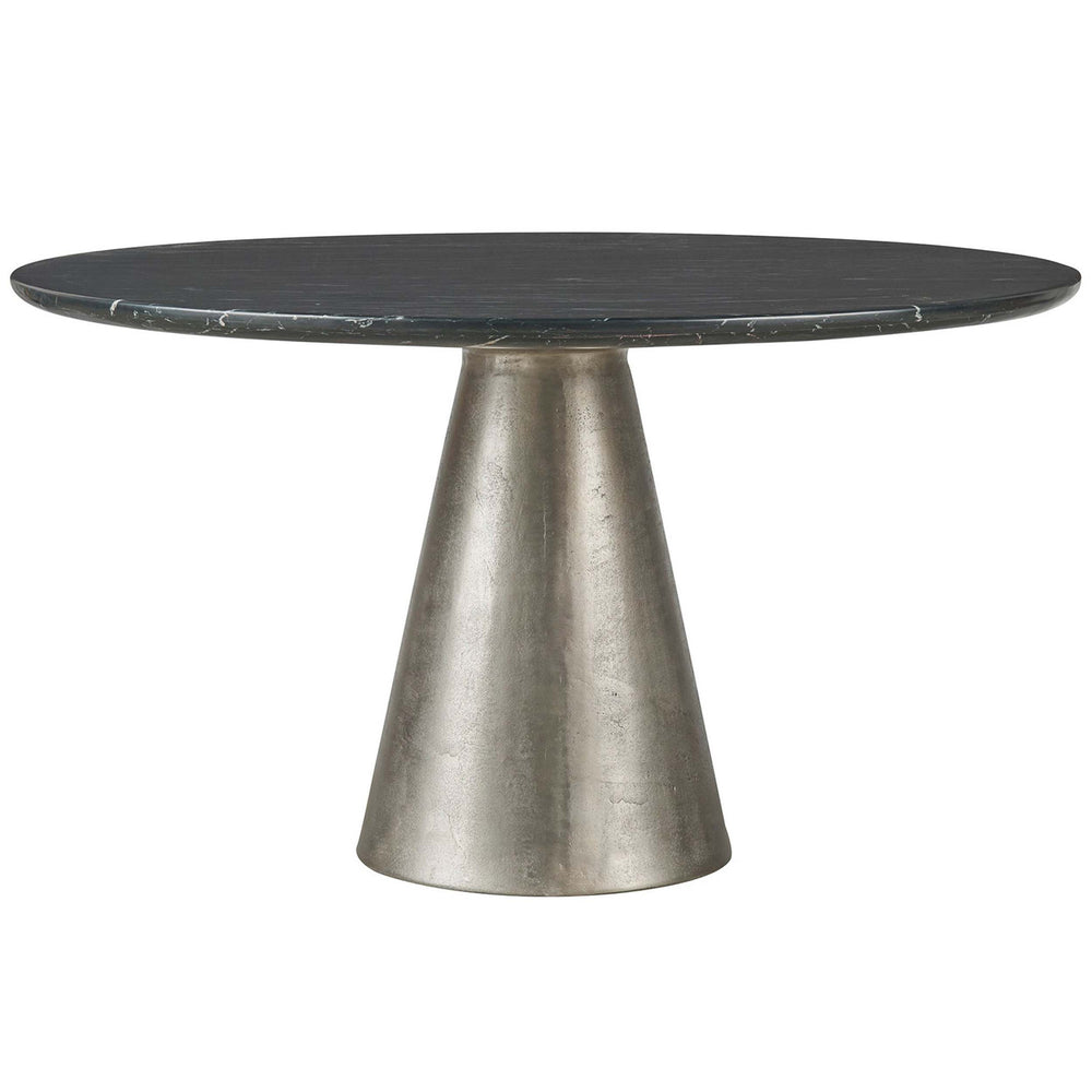 Slate Dining Table, Black Merino-Furniture - Dining-High Fashion Home