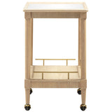 Slosh Bar Cart, Natural