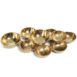 Small Cluster of 9 Serving Bowls, Dark Gold-Accessories-High Fashion Home