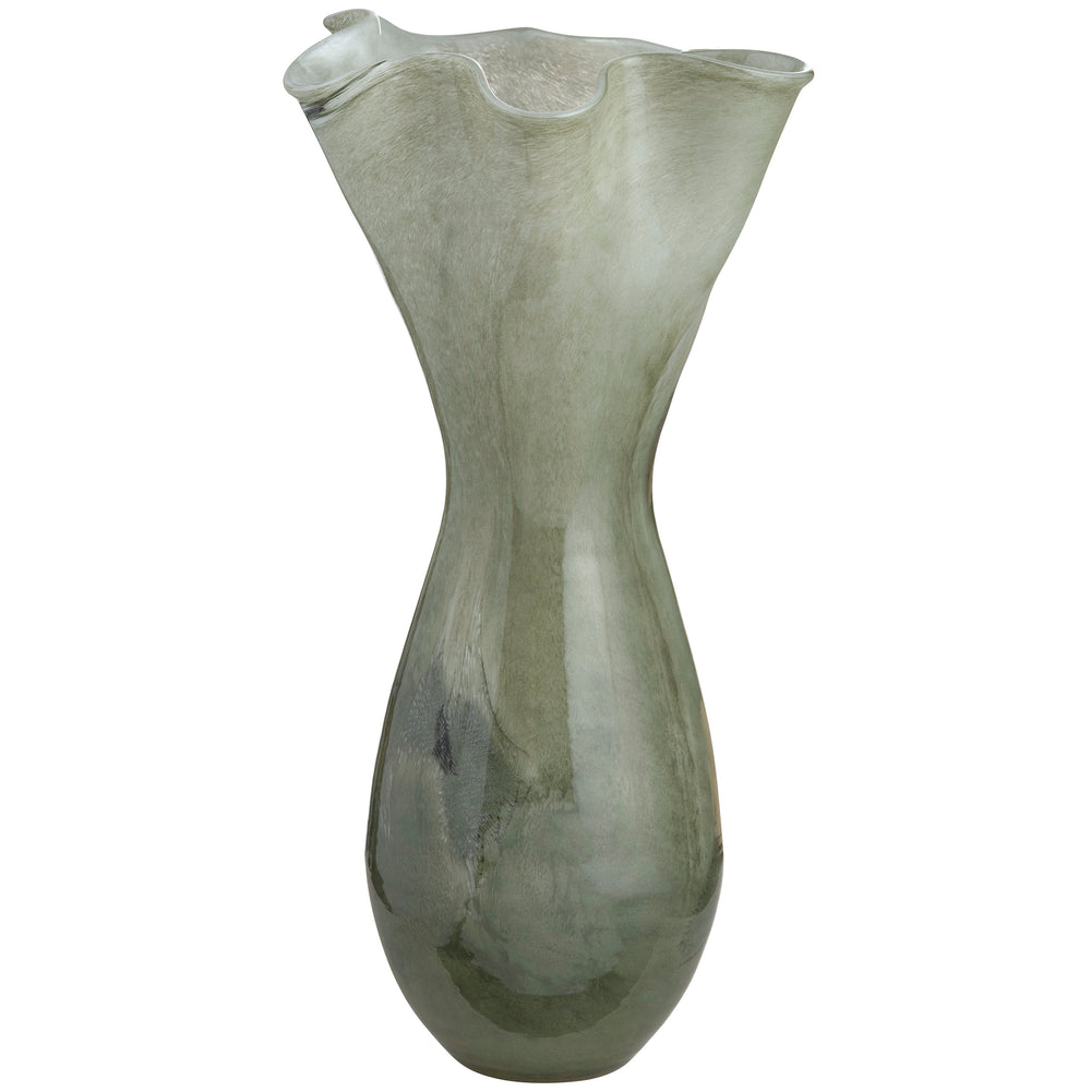 Grantham Vase, Green-Accessories-High Fashion Home