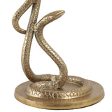 Snake Accent Table, Gold