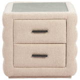Soffice Nightstand, Beige