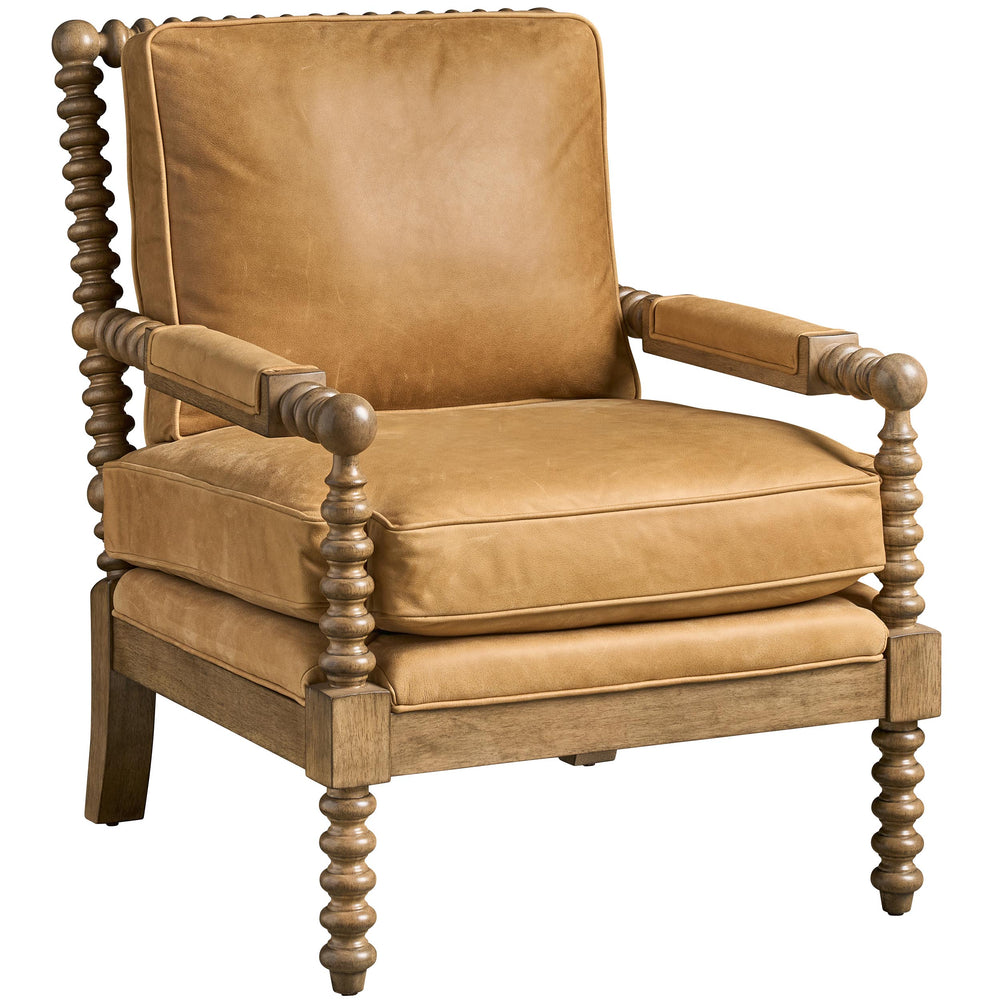 Soho Leather Chair, Winchester Sandstone