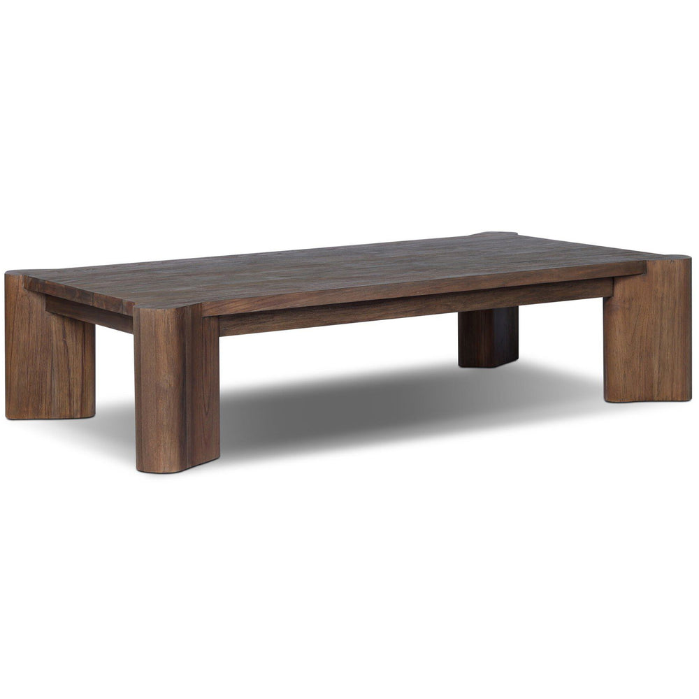 Soho Outdoor Coffee Table, Saddle Brown by Four Hands-Furniture - Outdoor-High Fashion Home