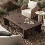 Soho Outdoor Coffee Table, Saddle Brown by Four Hands-Furniture - Outdoor-High Fashion Home