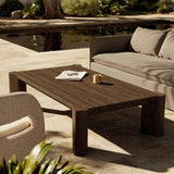 Soho Outdoor Coffee Table, Stained Heritage Brown