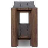 Soho Outdoor Console Table, Saddle Brown-Furniture - Outdoor-High Fashion Home