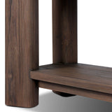Soho Outdoor Console Table, Saddle Brown-Furniture - Outdoor-High Fashion Home