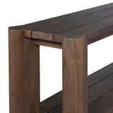 Soho Outdoor Console Table, Saddle Brown-Furniture - Outdoor-High Fashion Home