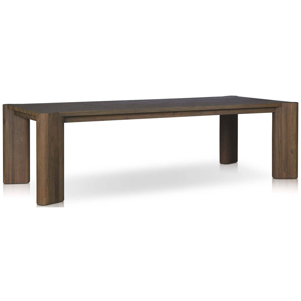 Soho Outdoor Dining Table, Stained Heritage Brown-Furniture - Dining-High Fashion Home