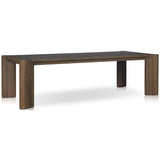 Soho Outdoor Dining Table, Stained Heritage Brown-Furniture - Dining-High Fashion Home