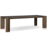 Soho Outdoor Dining Table, Stained Heritage Brown