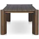 Soho Outdoor Dining Table, Stained Heritage Brown-Furniture - Dining-High Fashion Home