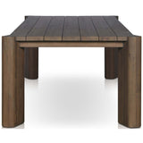 Soho Outdoor Dining Table, Stained Heritage Brown