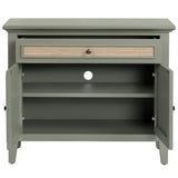 Solace Cabinet, Green-Furniture - Storage-High Fashion Home