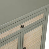 Solace Cabinet, Green-Furniture - Storage-High Fashion Home
