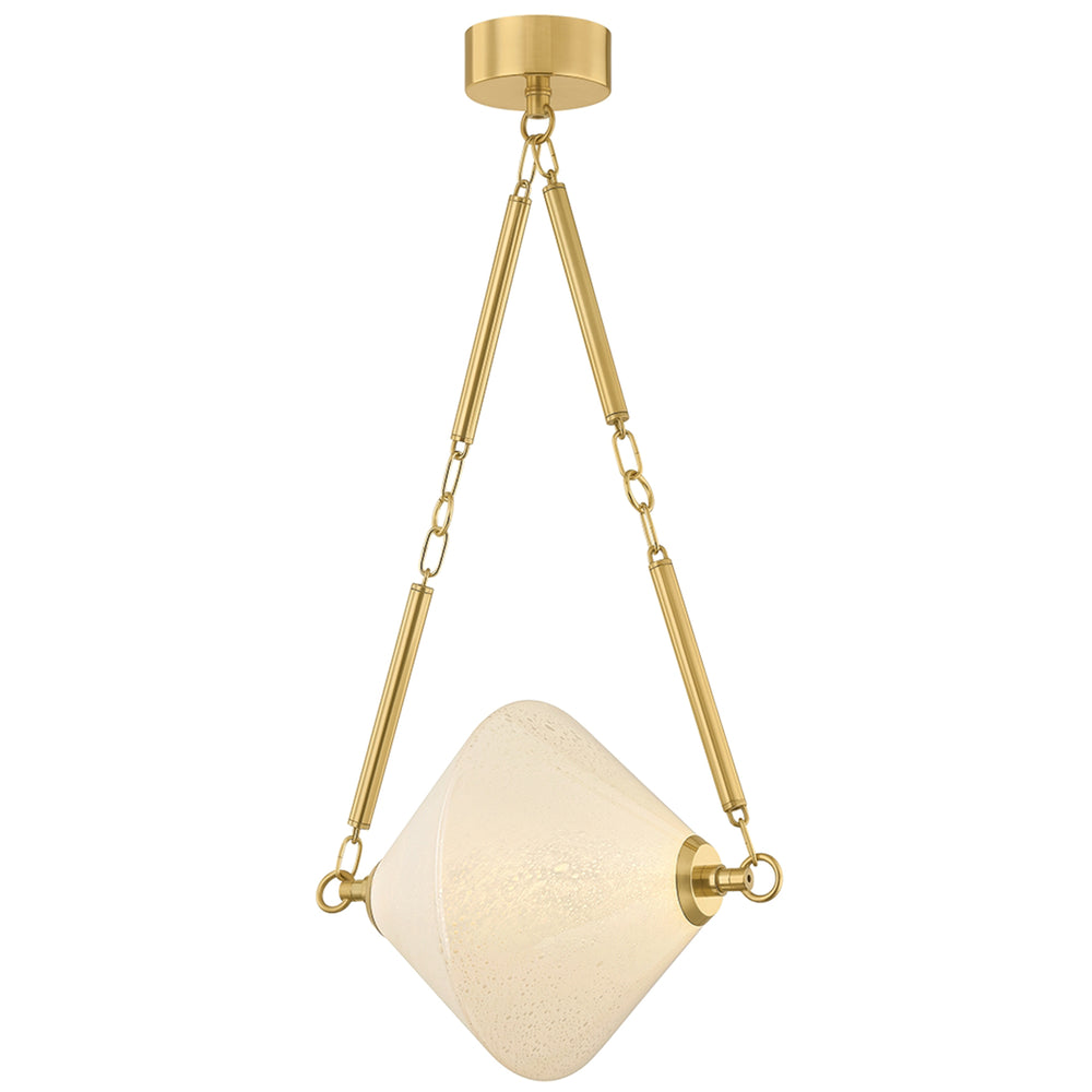 Solara Pendant, Vintage Polished Brass