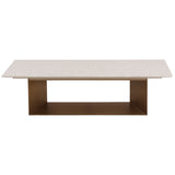 Soleen Coffee Table, Cream-Furniture - Accent Tables-High Fashion Home