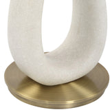 Sonia Accent Table, Antique Brass-Furniture - Accent Tables-High Fashion Home