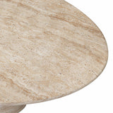 Sonia Outdoor Coffee Table, Travertine