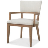 Sonnet Upholstered Dining Chair, Savile Oatmeal, Set of 2-Furniture - Chairs-High Fashion Home