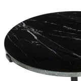 Sophie End Table, Black Marble