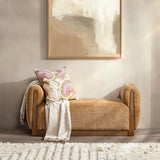 Soraya Accent Bench, Spiced Amber