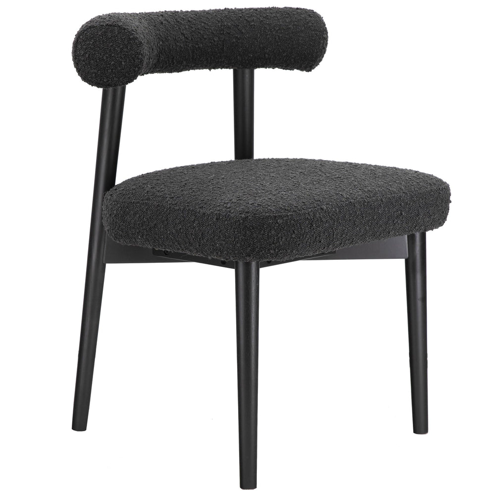 Spara Side Chair, Black-Furniture - Chairs-High Fashion Home