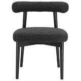 Spara Side Chair, Black-Furniture - Chairs-High Fashion Home