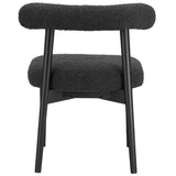 Spara Side Chair, Black-Furniture - Chairs-High Fashion Home