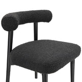 Spara Side Chair, Black-Furniture - Chairs-High Fashion Home