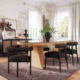 Spara Side Chair, Black-Furniture - Chairs-High Fashion Home