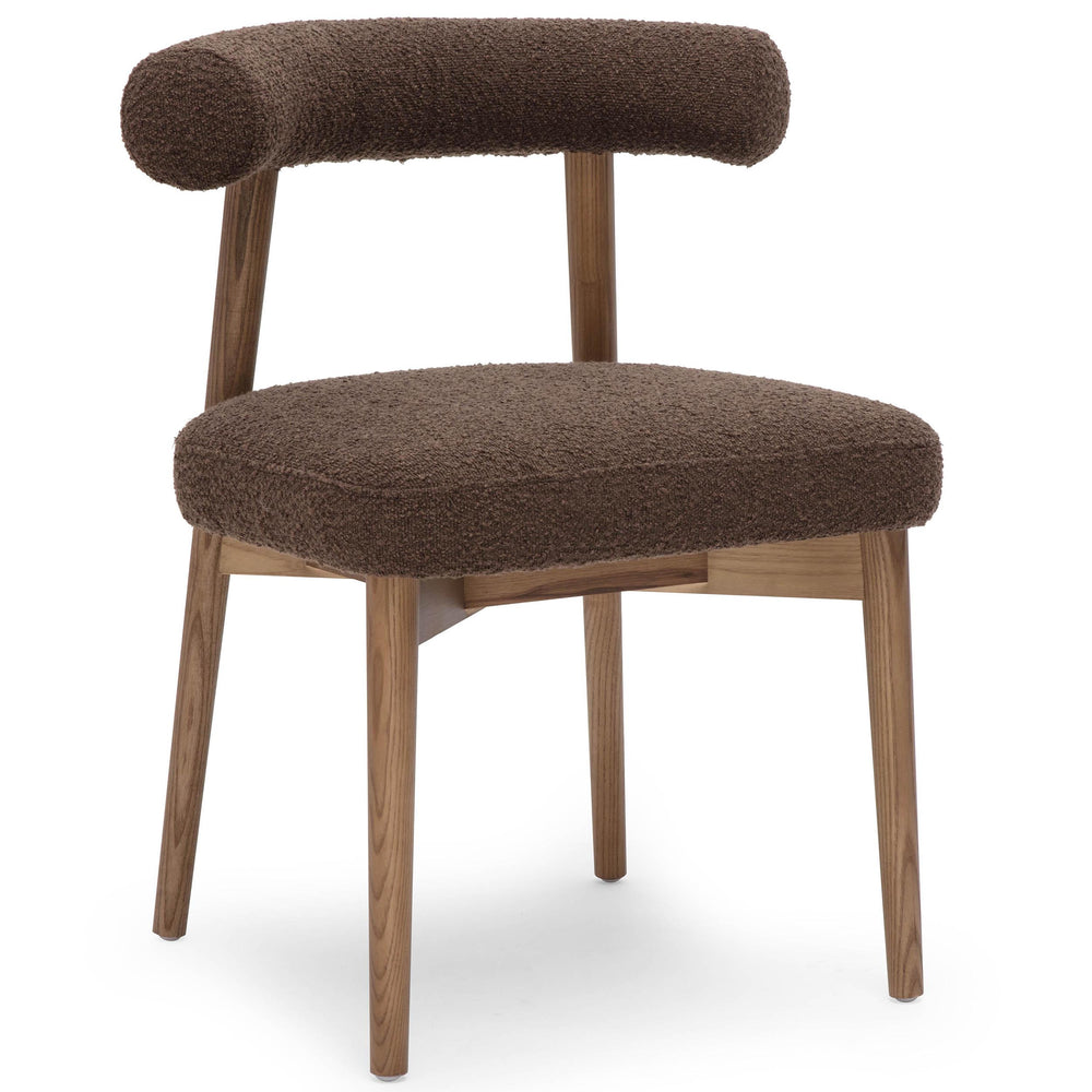 Spara Side Chair, Chocolate Brown-Furniture - Chairs-High Fashion Home