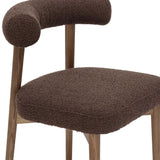 Spara Side Chair, Chocolate Brown-Furniture - Chairs-High Fashion Home
