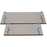 Sparkly Glass Trays, Gold-Accessories-High Fashion Home