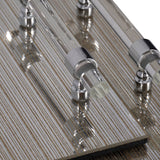 Sparkly Glass Trays, Gold-Accessories-High Fashion Home