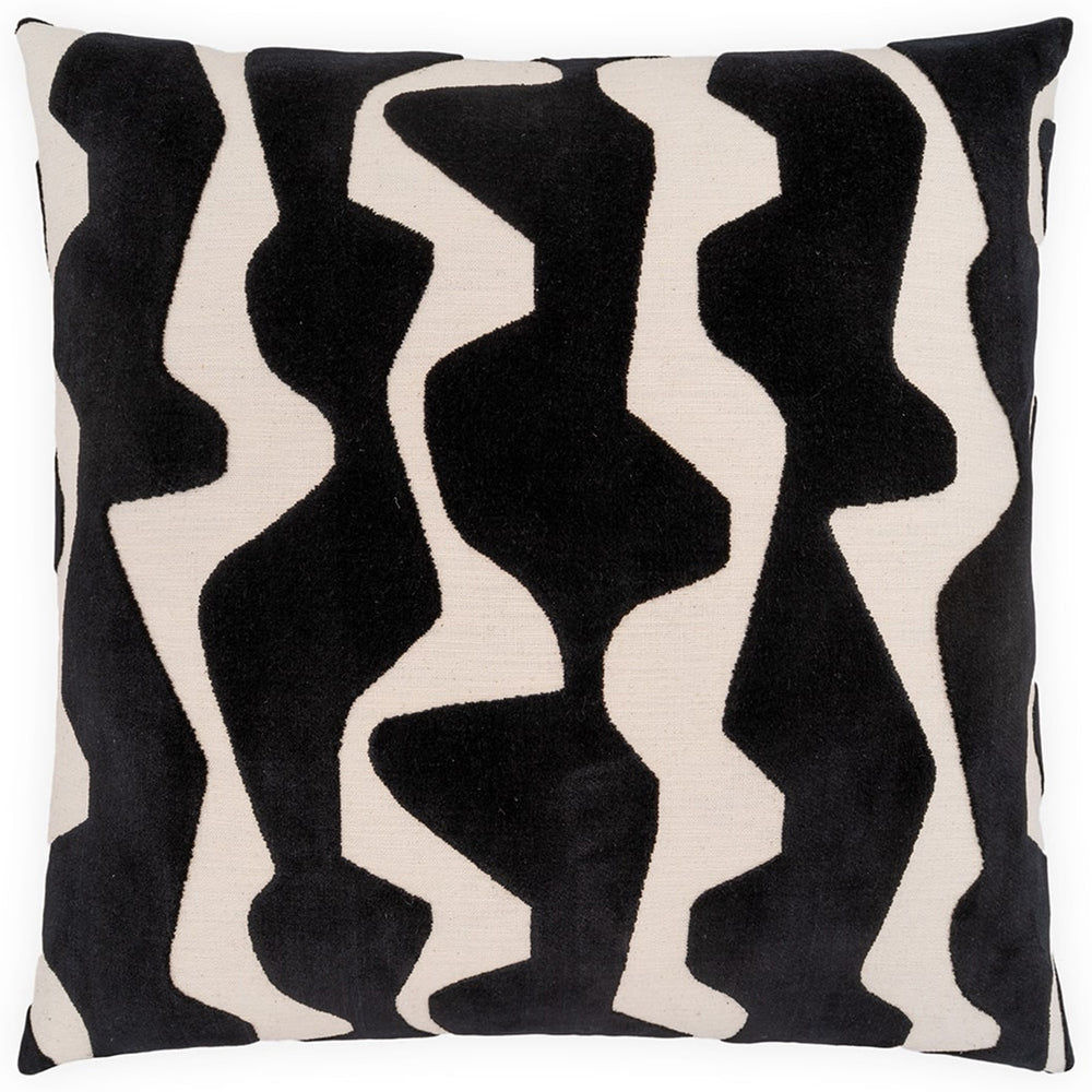 Spazzio Pillow, Ebony-Accessories-High Fashion Home