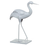 Sperry Crane Statue 1, White-Accessories-High Fashion Home