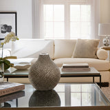 Spiked Vase, Silver-Accessories-High Fashion Home