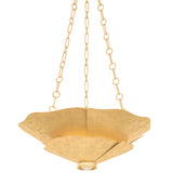 Spring Valley Pendant, Vintage Gold Leaf