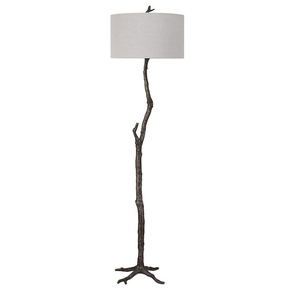 Spruce Floor Lamp, Black-Lighting-High Fashion Home
