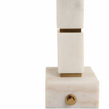 Stacked Marble Cubes Table Lamp, White-Lighting-High Fashion Home