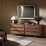 Stafford 6 Drawer Dresser, Walnut Natural by Four Hands-Furniture - Storage-High Fashion Home