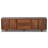 Stafford Media Console, Walnut Natural by Four Hands-Furniture - Storage-High Fashion Home