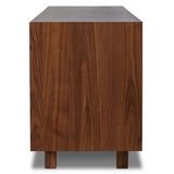 Stafford Media Console, Walnut Natural by Four Hands-Furniture - Storage-High Fashion Home