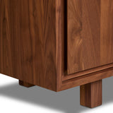 Stafford Media Console, Walnut Natural by Four Hands-Furniture - Storage-High Fashion Home